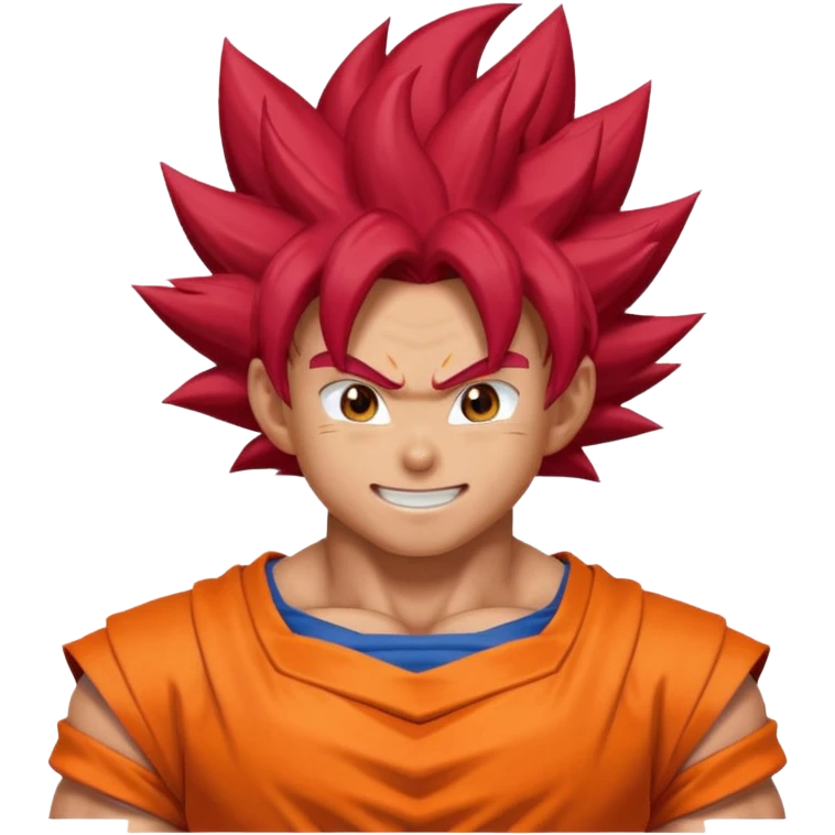 Goku super saiyan god emoji