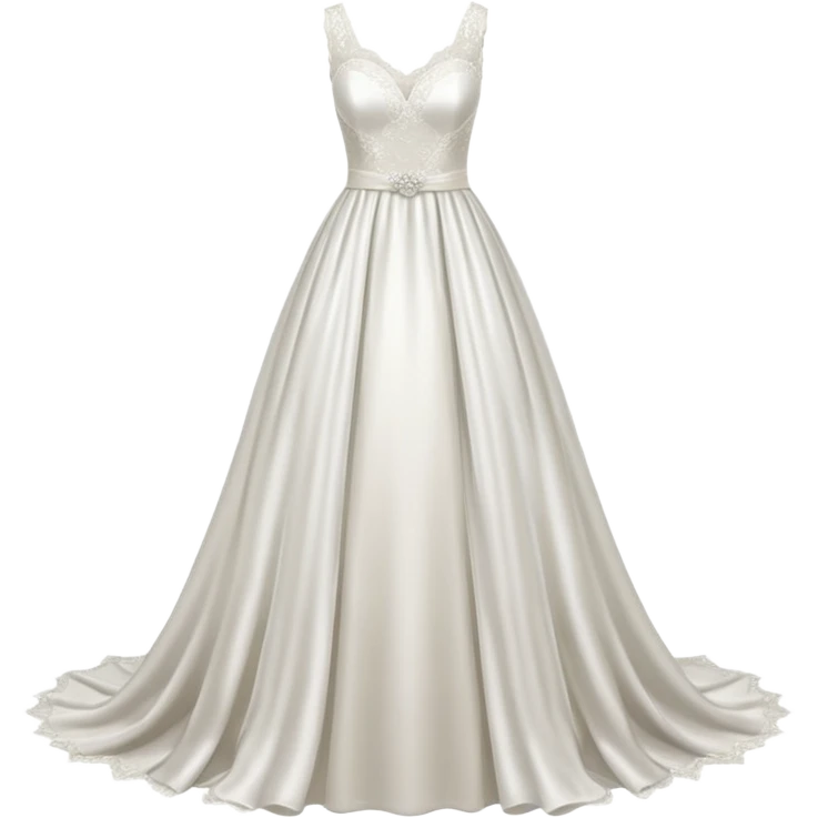 white wedding dress emoji