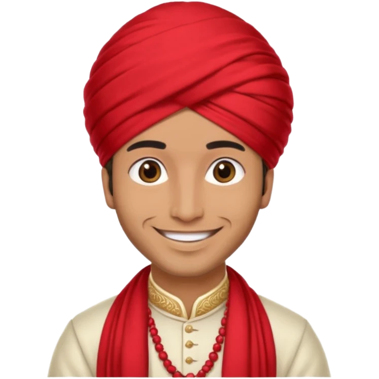 INDIAN WEDDING groom emoji