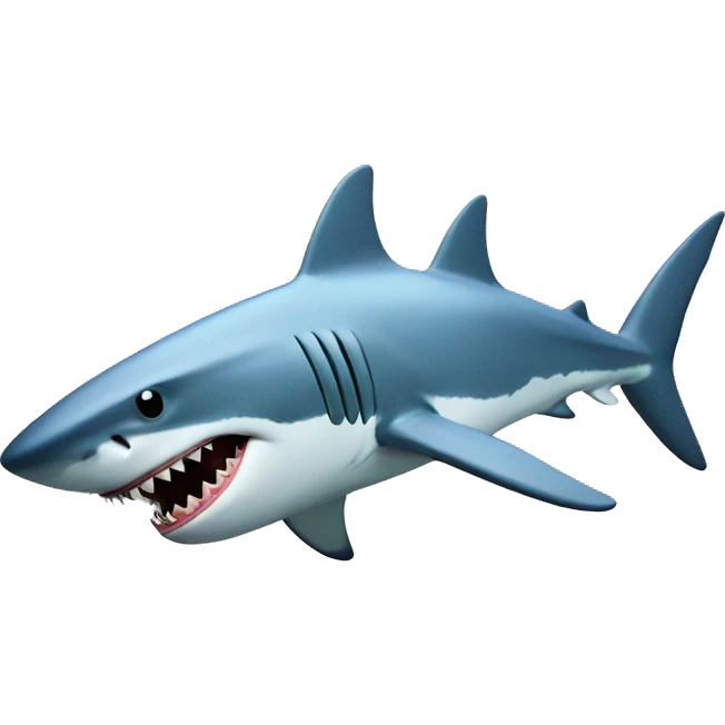 shark with laser beam on head  emoji