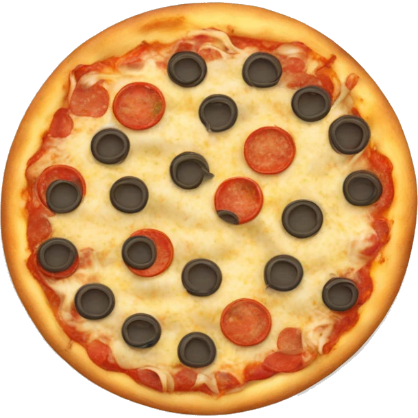 fettuccine pizza emoji