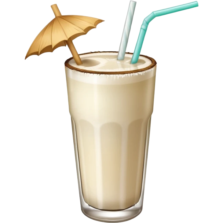 hawaii coconut drink  emoji