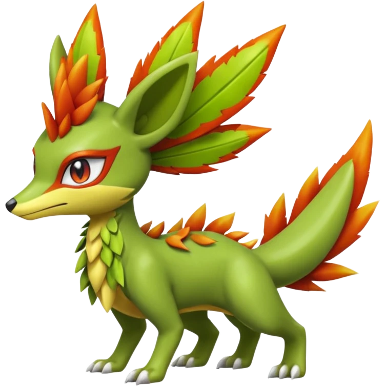 Sceptile-Inteleon-Delphox-Pokémon-Fakémon-creature emoji