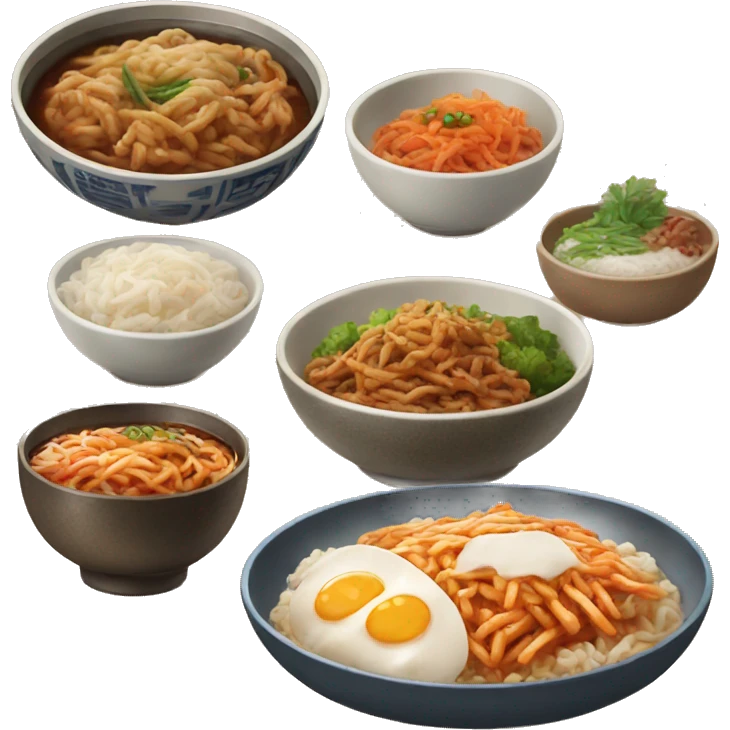 Korean food emoji