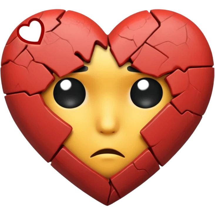A sad heart emoji