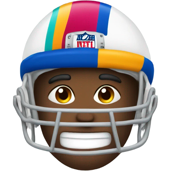 football with a hat emoji