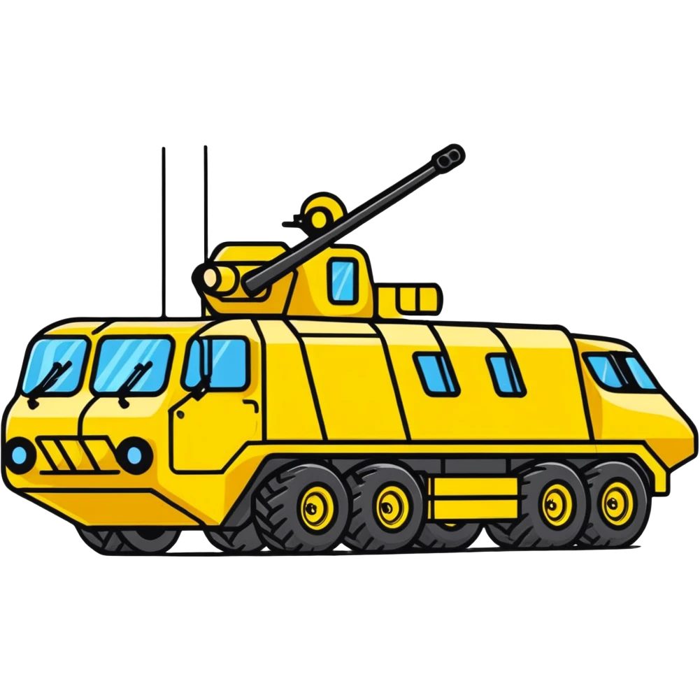 Ukrainian military transport emoji