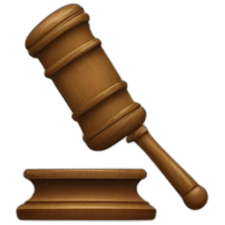 Judge mallet emoji