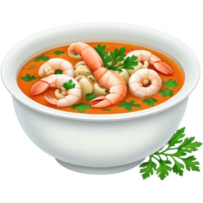 Seafood soup emoji