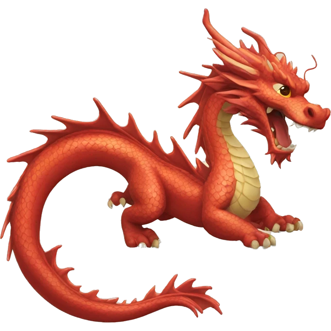 un dragón chino emoji