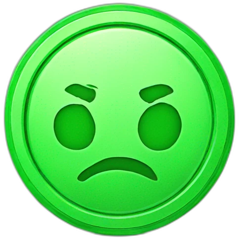 Green coins emoji