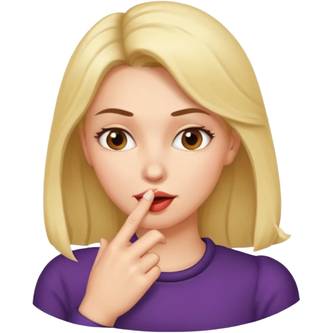 make her bite the finder emoji