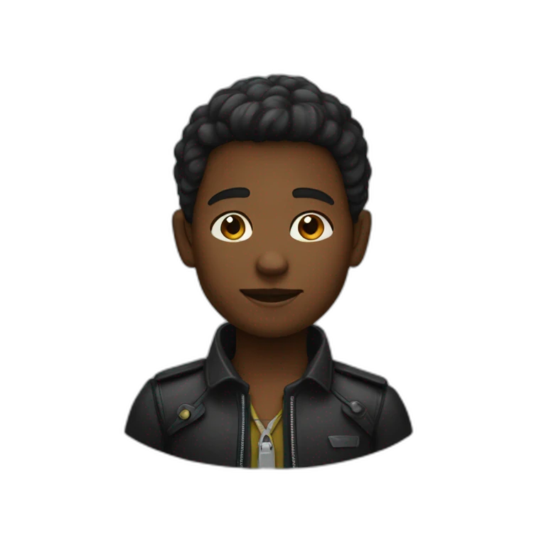 Un garçon noir emoji