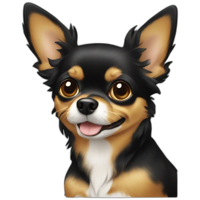 yorkshire+chihuhua+black emoji