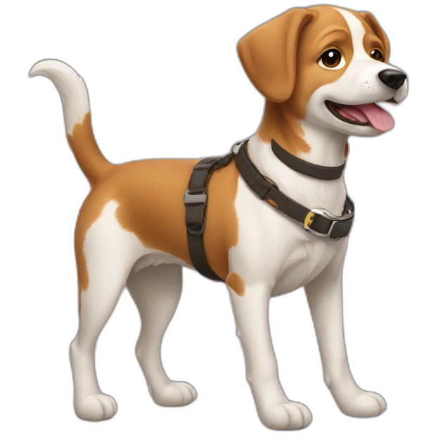 Dog wearing Boots emoji