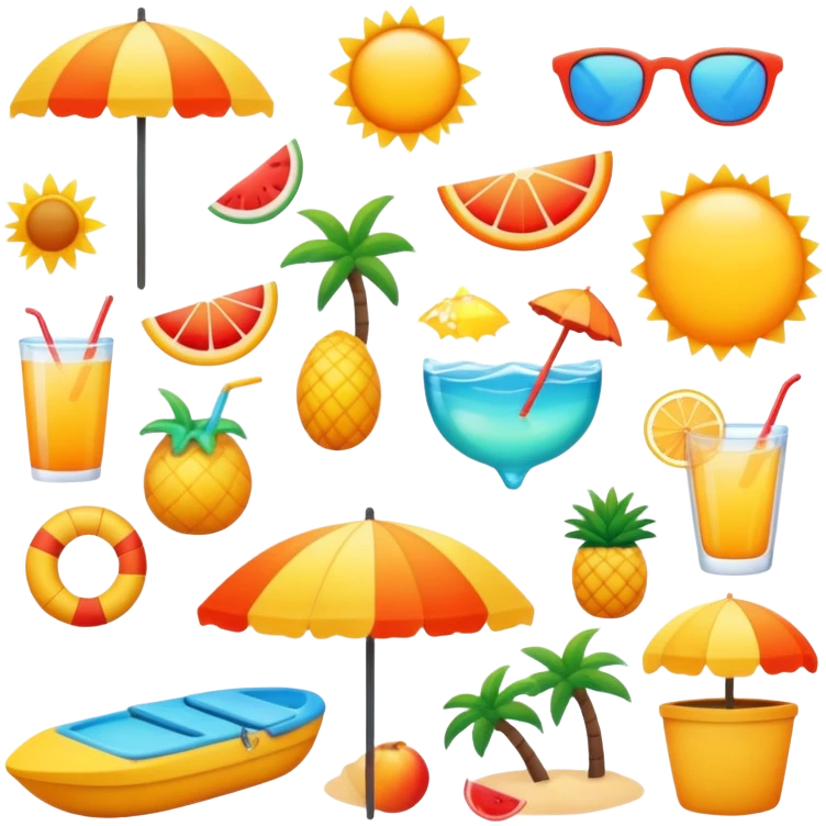 Summer aesthetic  emoji