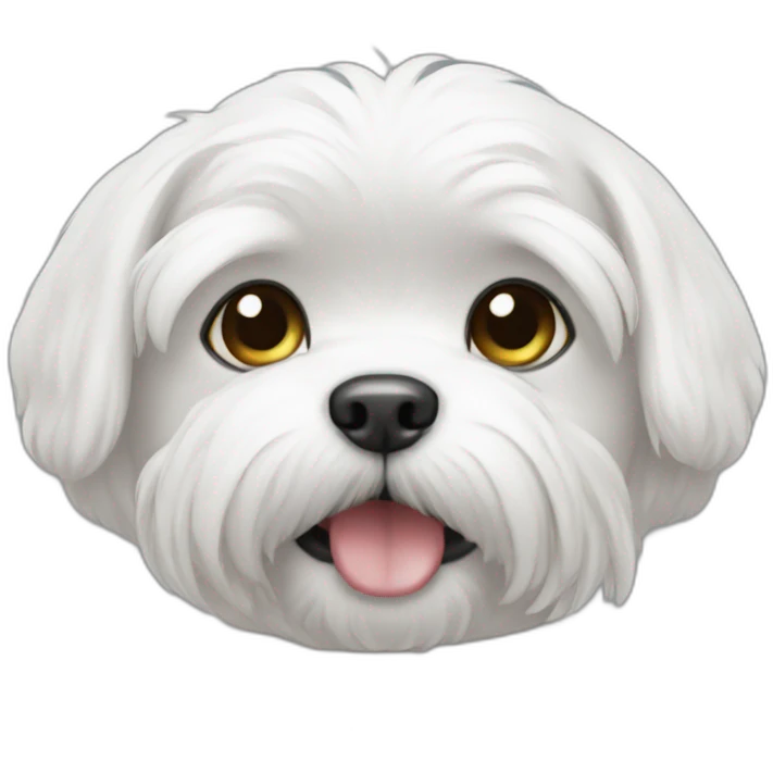 A Maltese pinching emoji