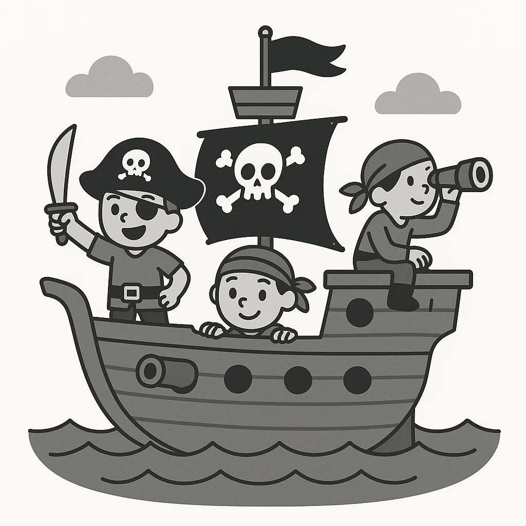 pirate ship emoji