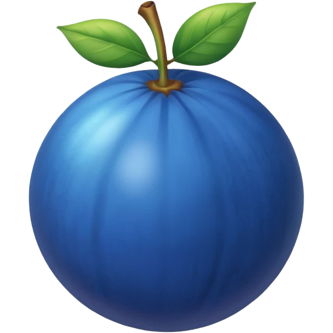 blue fruit emoji