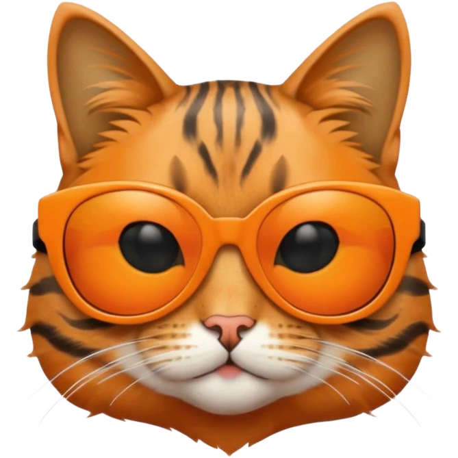 Cat wearing sunglasses emoji