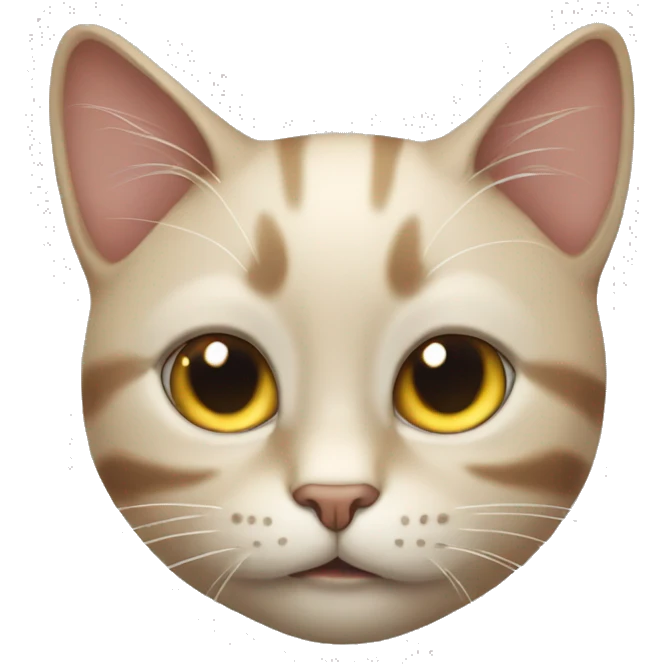 Cat sneaky smirking emoji