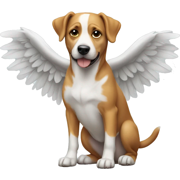 Dog with wings. emoji