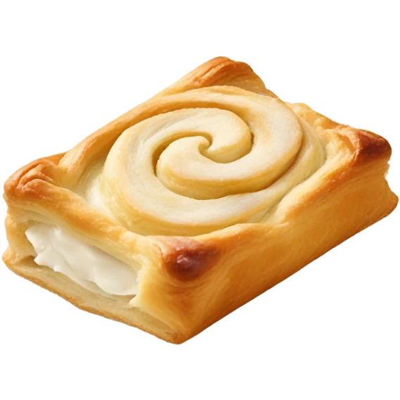 Rectangular cream cheese danish  emoji
