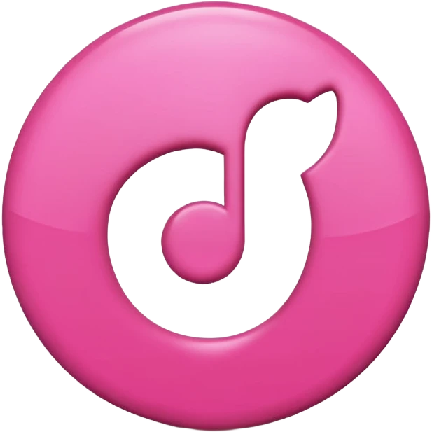 pink 3d Pinterest logo emoji