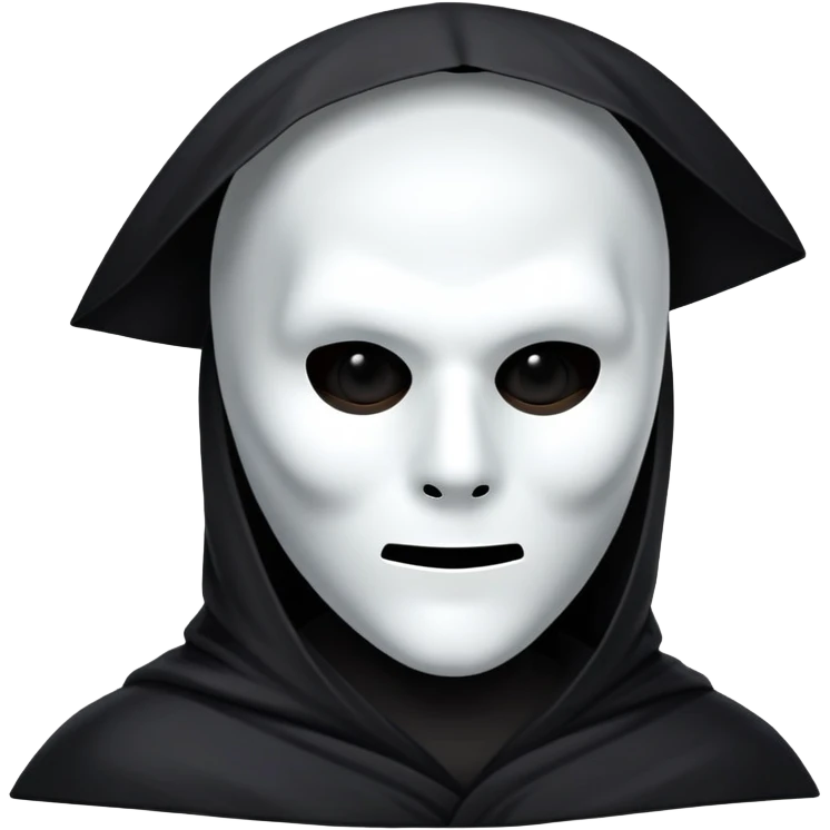 Ghost face emoji