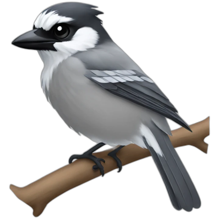 grey jay canada, twitter emoji style emoji