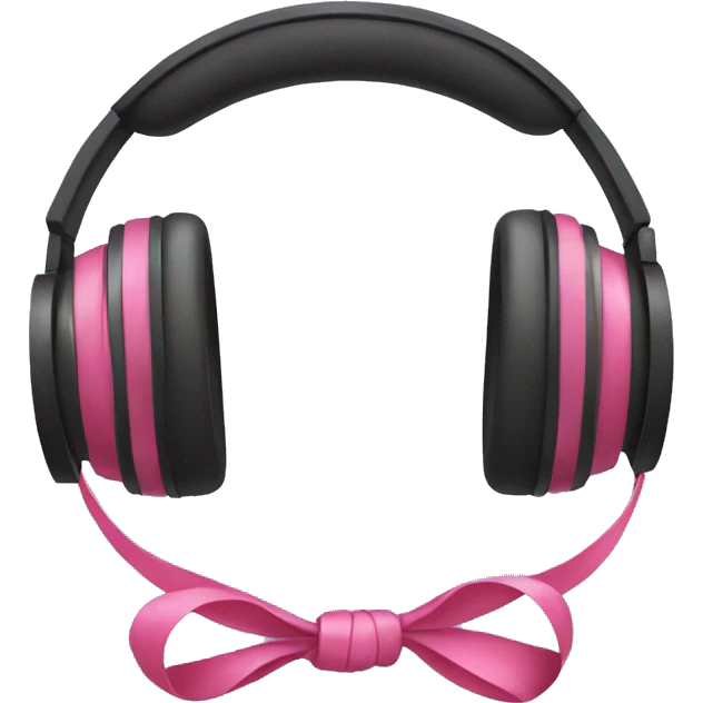 bows on headphones  emoji