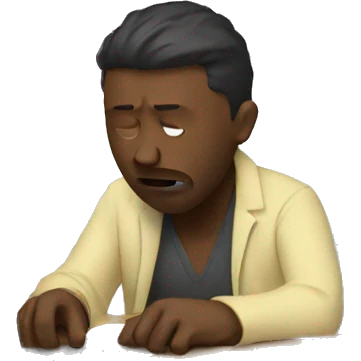 sick, working from home emoji