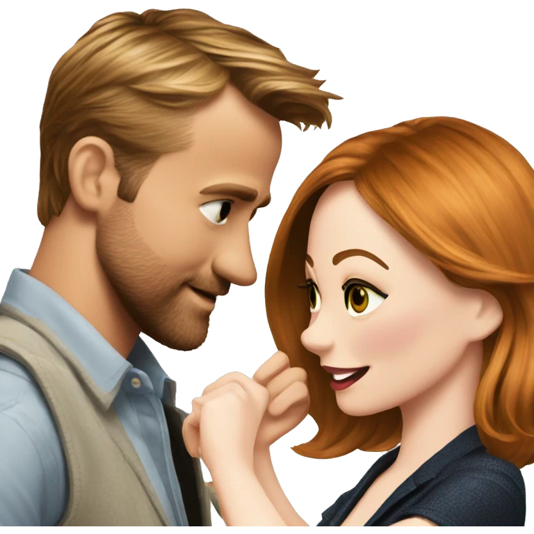 Ryan gosling and Emma stone dancing emoji
