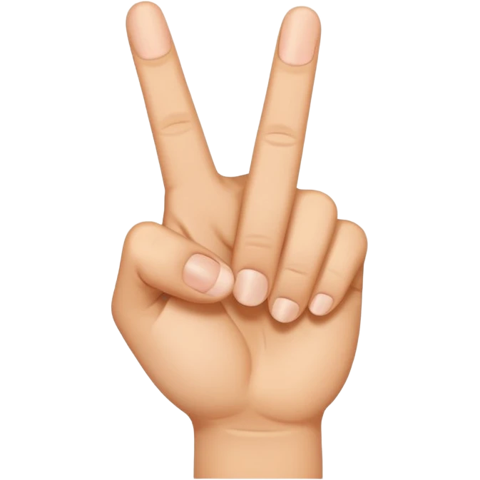 middle finger with thumb emoji