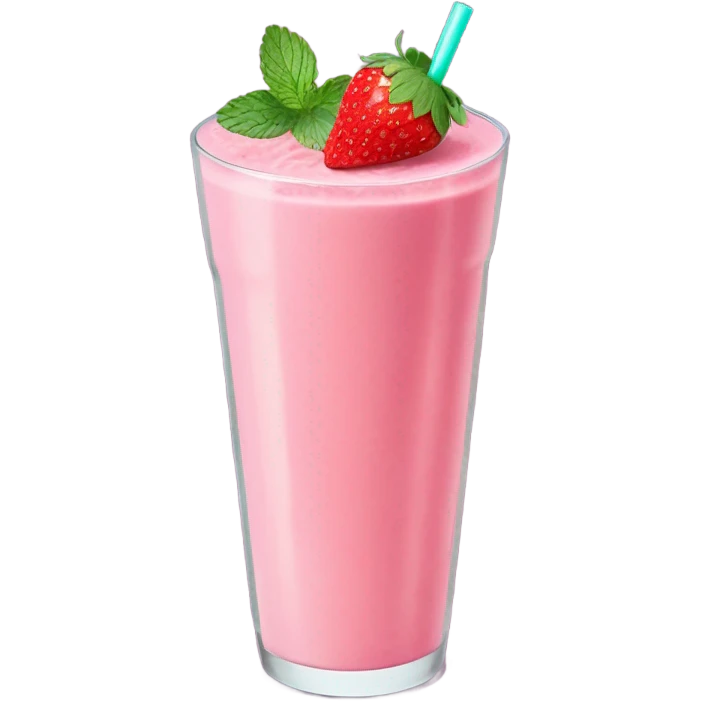 Strawberry smoothie  emoji