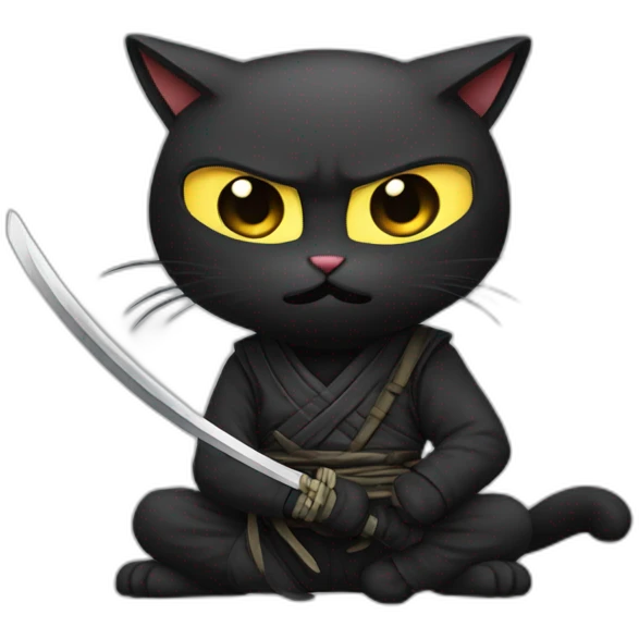 ninja cat emoji