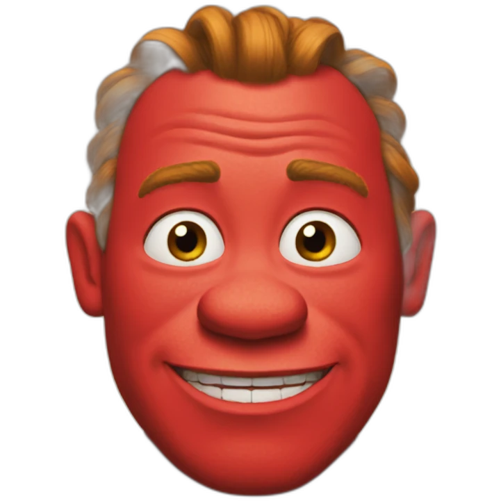 red-shrek emoji