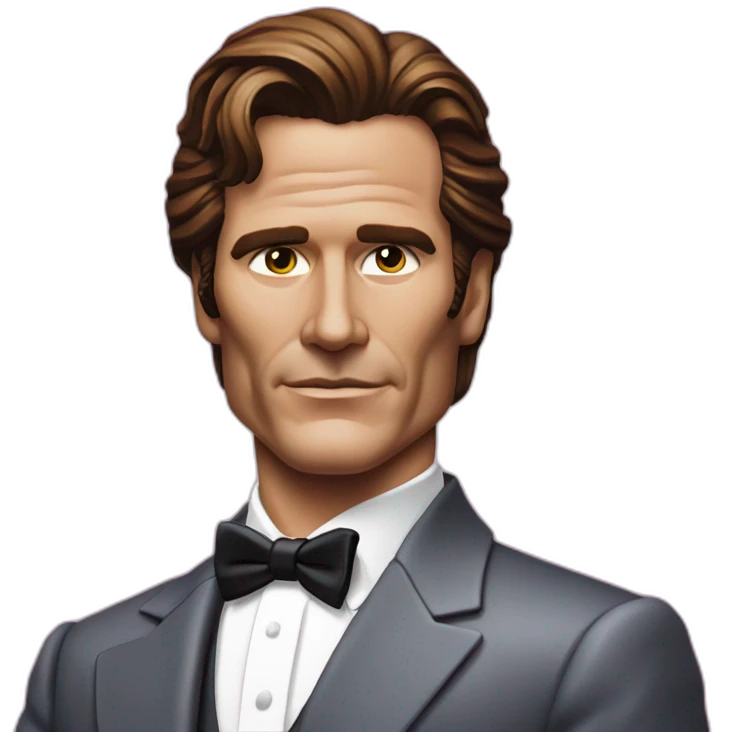 Patrick bateman, retrowave emoji