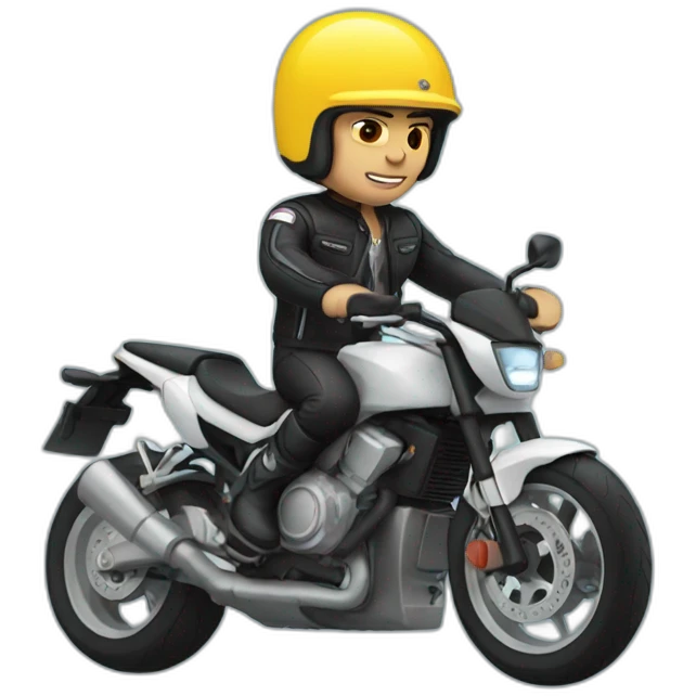 moto rider emoji