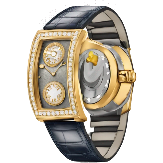 Piguet Royal  daimond watch back side emoji