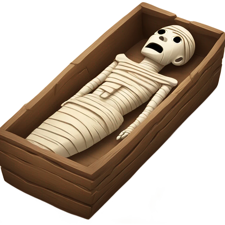  mummy in coffin egypt emoji