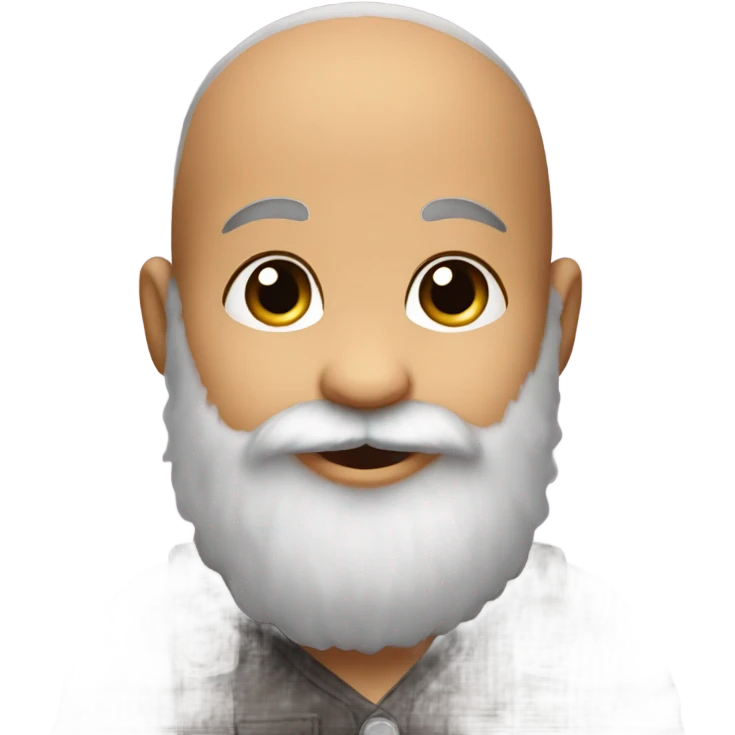 Baby with a beard emoji