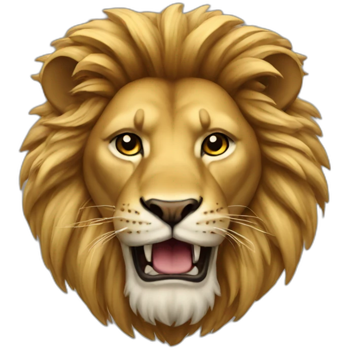 rich lion emoji
