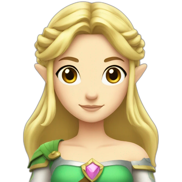Princess Zelda blonde emoji