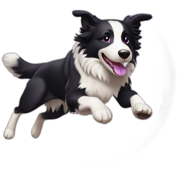 Border-collie-running-with-purple-circle-called-puller emoji