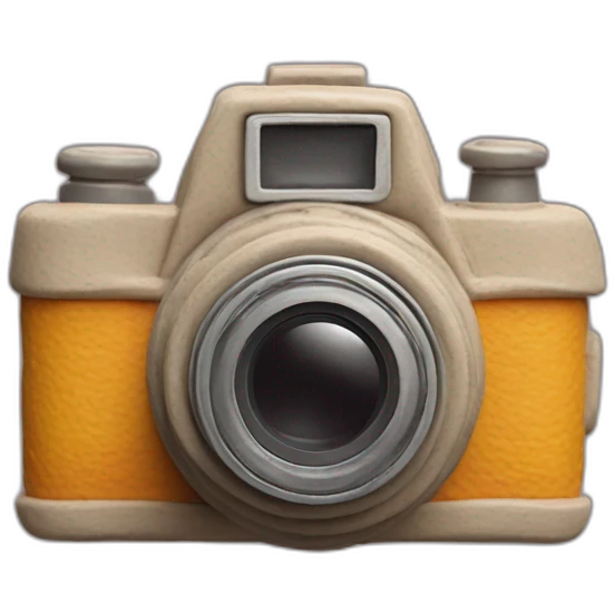 Plasticine Old Film Camera emoji