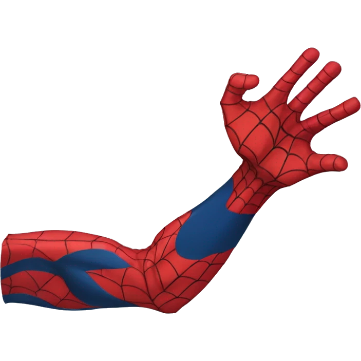 Spiderman arm  emoji