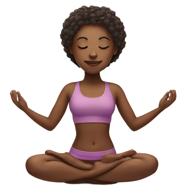 yoga girl  emoji