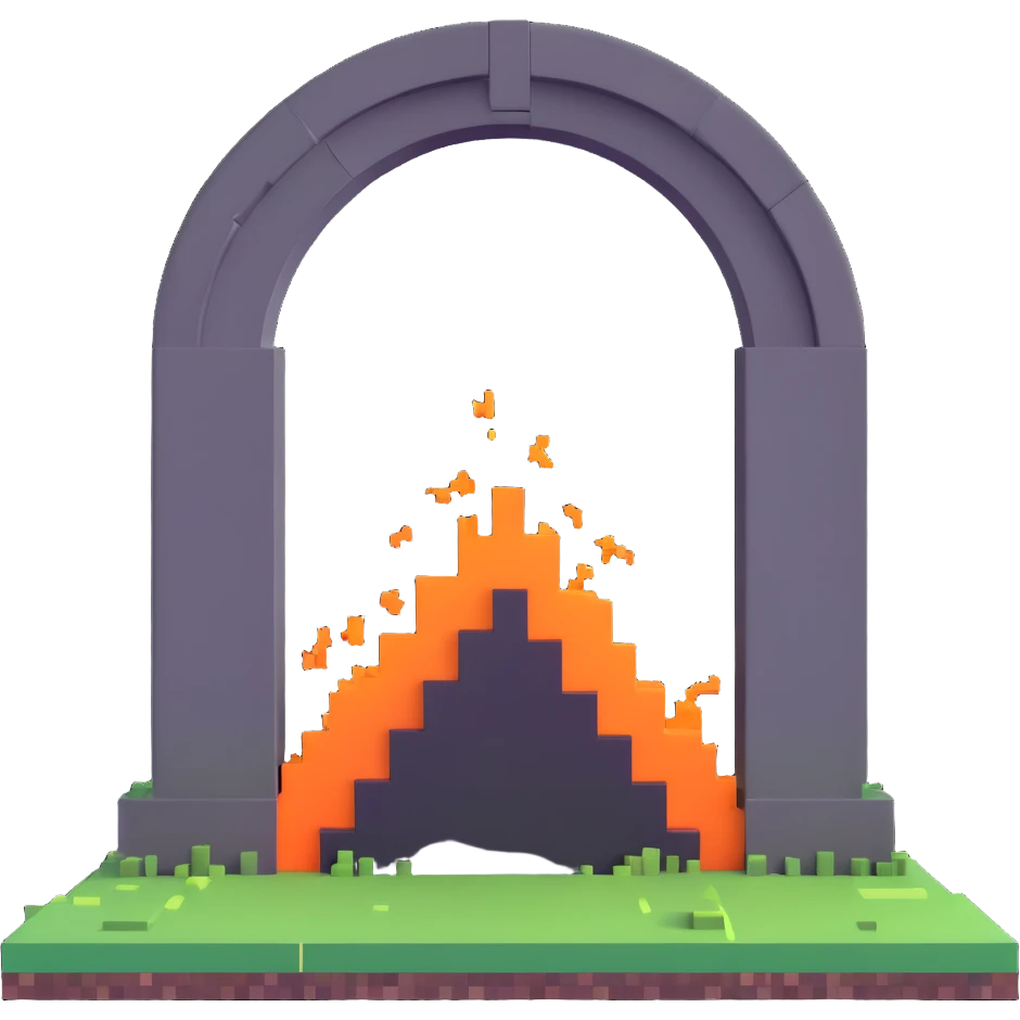 Minecraft End portal emoji