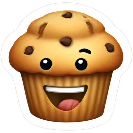 Muffin smiling  emoji